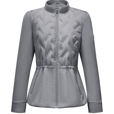 鸭鸭短款立领收腰羽绒服