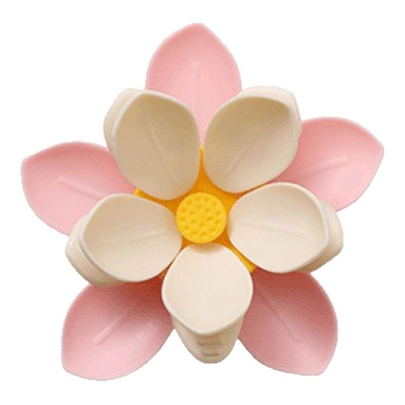 荷花双层磁吸封口夹家用