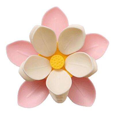 荷花双层磁吸封口夹家用