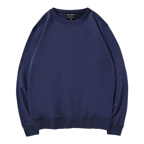 圆领卫衣定制印LOGO刺绣手机汽车4S店工作服春秋冬季男女加绒工装