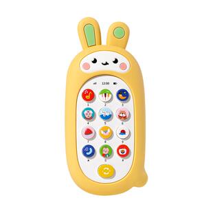 儿童手机玩具可啃咬宝宝益智早教婴儿仿真模型音乐电话机新年礼物