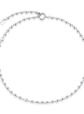 kitsh椭圆珠珍珠拼接女ins设计款