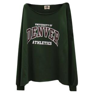 韩国东大门美式无帽宽松毛边设计感卫衣连衣裙女 一字领露肩上衣