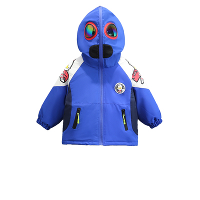 奥特曼男童三合一冲锋衣秋冬外套