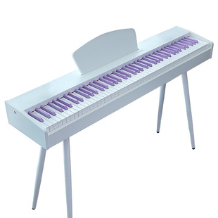 贝多辰B101复古紫电钢琴88重锤键成人儿童幼师初学专业电子钢琴