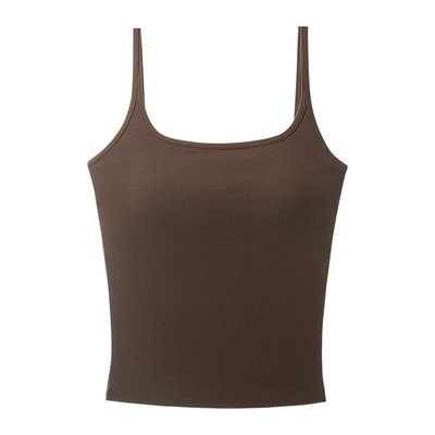 保暖背心冬女士带胸垫一体内搭无痕美背内衣文胸2025新款爆款吊带