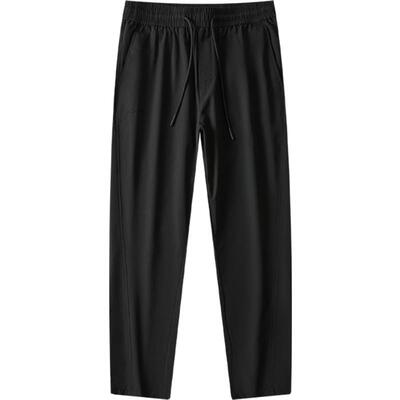 海澜之家轻薄抽绳锥形九分休闲裤