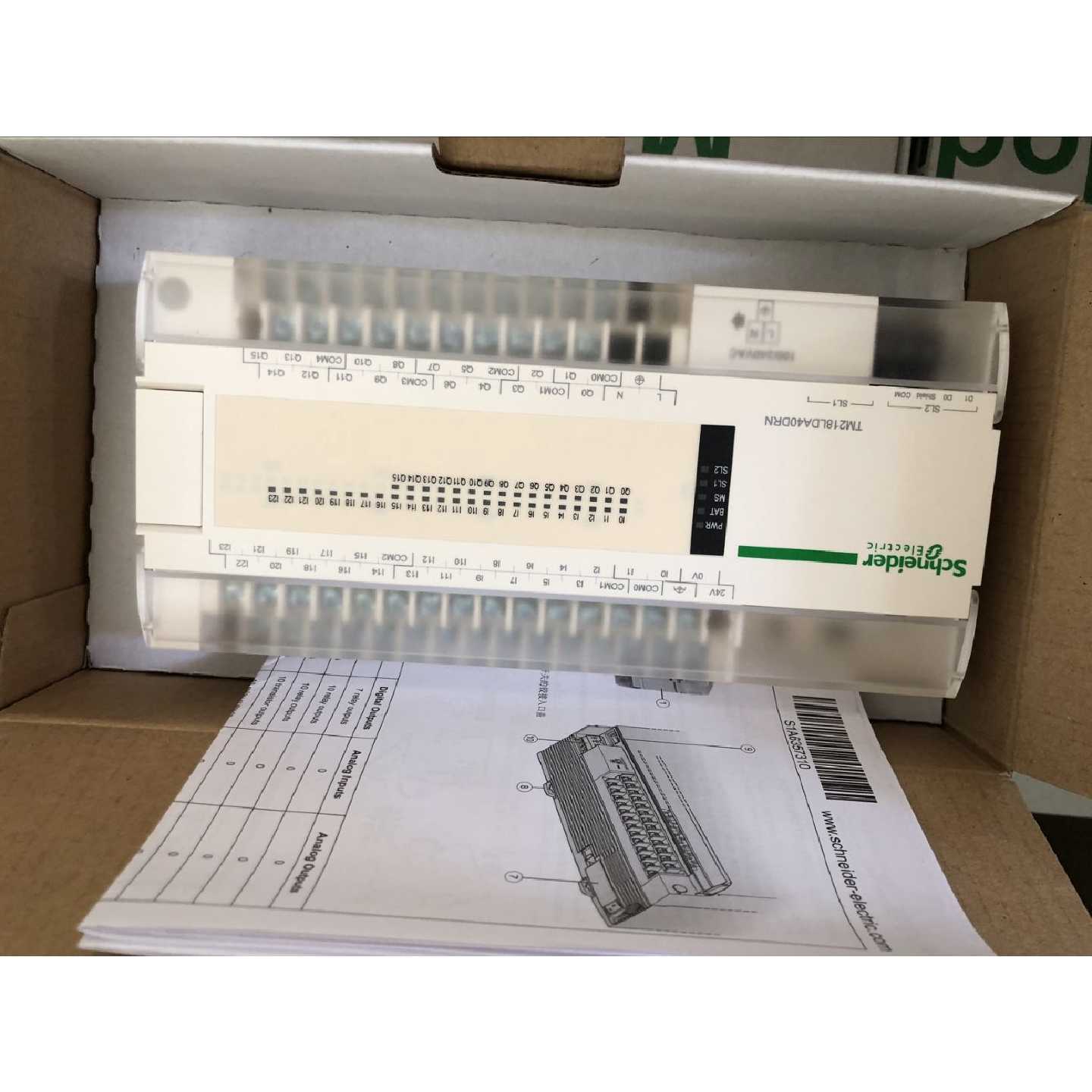 议价施耐德PLC模块TM218LDA16DRN全新原装现货质保一年