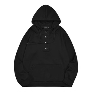 孙红雷同款连帽卫衣男春秋款加绒加厚2025新款潮牌带帽衣服男秋冬