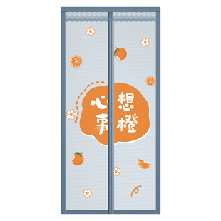 超密金刚网防蚊门帘强吸力全磁条新款2026隔断纱门纱窗免打孔家用