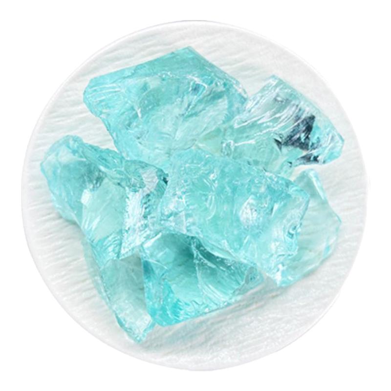 【小红书爆款】天然冰川水晶砂铺底砂石浅蓝琉璃鹅卵石水族缸造景