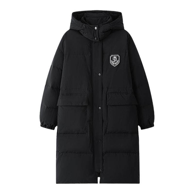 日系JK藤野高学院风羽绒服中长款