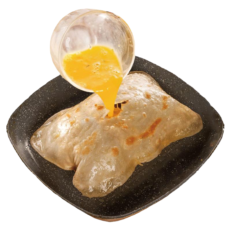 荞麦鸡蛋灌饼儿童面饼皮饼胚粗粮半成品手抓饼早餐速食懒人煎饼