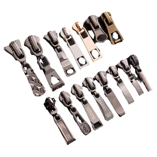 衣服拉链头儿童外套小学生校服书包卫衣羽绒服专用可拆卸双向拉头