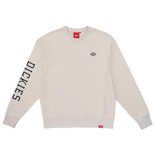 Dickies男卫衣秋冬新款侧边logo印花长袖圆领女潮流套头上衣情侣