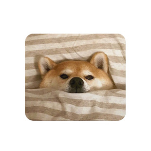 可爱呆萌柴犬沙雕修勾狗狗鼠标垫小号锁边防滑笔记本电脑桌垫子厚