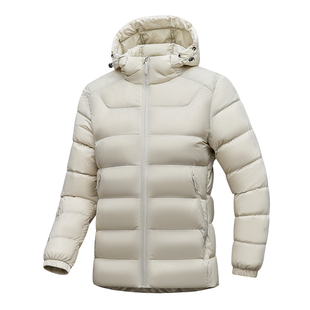 户外排骨羽绒服女90白鸭绒男轻薄冲锋衣内胆运动保暖三防连帽外套