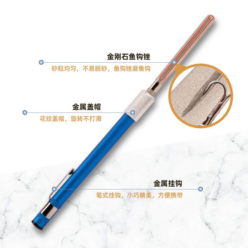 新款直销跨境电商DMD户外磨刀器 便携双面磨刀器400目金刚石磨刀