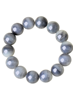 凤飞凰和田玉青花男士手链