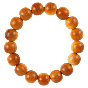 【从柏说起】珠径1.4 1.2 1.0老型珠太行崖柏手串真品陈化料老料