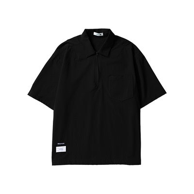 夏季潮流休闲纯色短袖polo衫男士