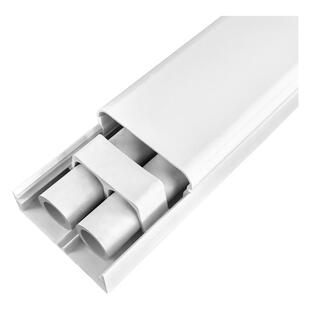 PVC暖气套管保护水管槽装饰遮丑室内美化遮挡踢脚线明装管道扣槽