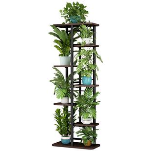 花架子北欧室内家用阳台装饰置物架铁艺客厅简约花盆多层挂架绿萝