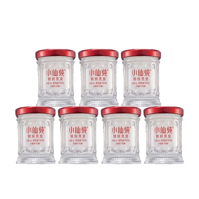 小仙炖鲜炖燕窝小鲜瓶43g*84瓶季套餐冰糖/无糖孕妇即食营养补品