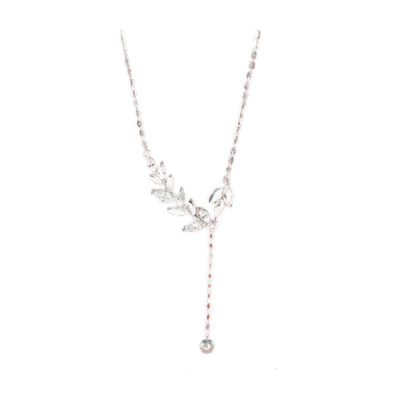 中国黄金珍尚银麦穗纯银项链女款2025新款颈链生日礼物送女友S925