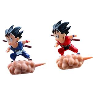 车载中控台滑动滑板七龙珠飞行悟空摆件汽车屏幕创意可爱装饰品男