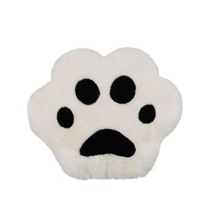 汽车坐垫可爱猫爪冬季保暖毛绒加热网红高档四季通用车载座垫女士