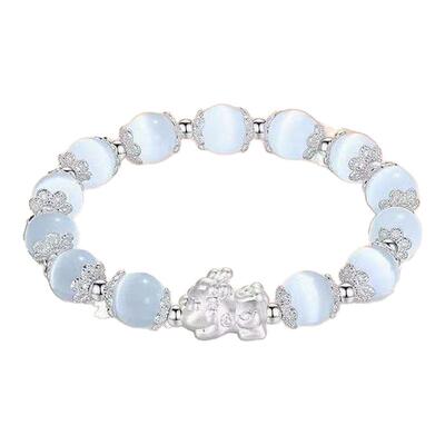 老凤祥纯银貔貅手串送女友