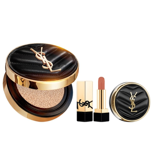 【38立即抢】官方正品YSL圣罗兰全新真皮气垫 粉底液遮瑕生日礼物