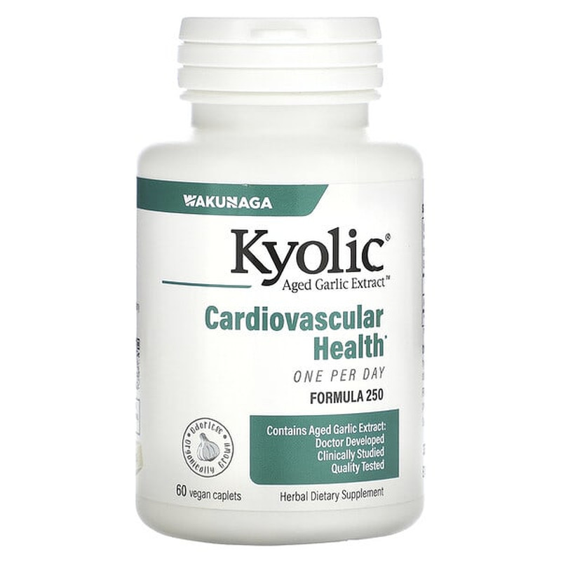 Kyolic 大蒜提取物囊片心血管健康草本补充剂温和配方