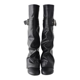 24ans【柳智敏 孙彩瑛同款】可拆卸裤管靴 堆堆变直筒靴子 矮子乐