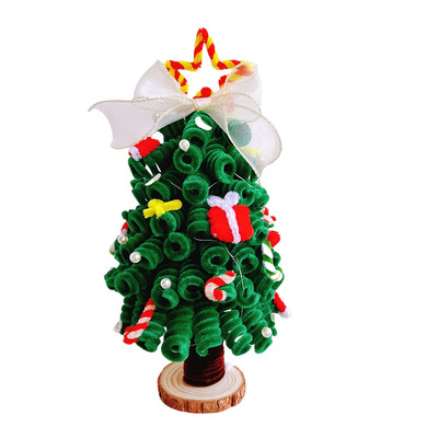 扭扭棒圣诞树摆件手工diy材料包