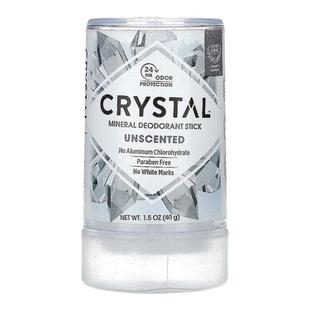 香港直邮Crystal Body Deodorant矿物质净味棒原味留香40g正品