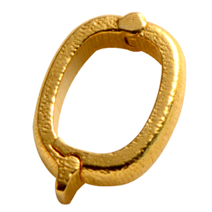 18k金扣头吊坠扣搭扣连接扣配饰手链项链配件au750古法金diy饰品