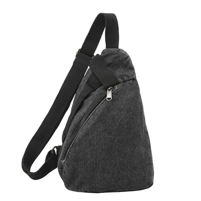 轻便牛仔布胸包女2025新款潮时尚单肩斜挎胸前包百搭休闲包