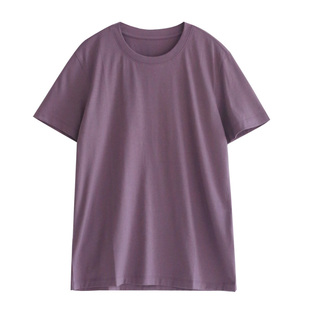 徐大脸吖定制 5色!天丝棉宽松上衣夏百搭基础款圆领正肩短袖T恤女