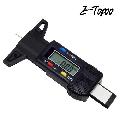 ETOPOO电子数显轮胎花纹深度胎尺计纹胎游标卡尺0-25mm尺纹深度