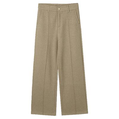 松紧腰长裤梨型显瘦休闲裤