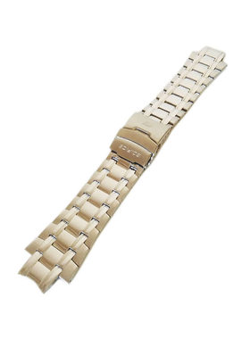 适用EFR-539 DY原装表带钢带5345不锈钢表链钢链银色黑色配件16mm