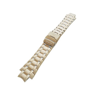 适用EFR-539 DY原装表带钢带5345不锈钢表链钢链银色黑色配件16mm