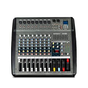 斗牛士专业调音台带功放一体机数字直播6路8路16孔小型调音台