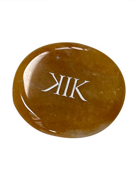 KIK天然水晶石手机支架气垫爱心