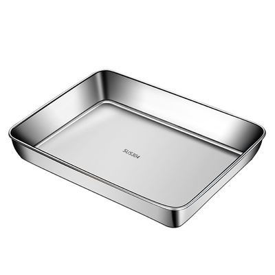 托盘304不锈钢备菜盘长方形方盘