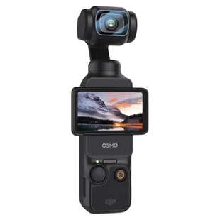 蓝猩BLUEO适用大疆pocket3镜头膜AR增透pocket3钢化膜降反射云台相机保护贴膜高清防指纹防反光全包覆盖防摔