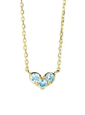 海蓝之心蓝色爱心项链送女友礼物