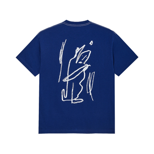 Polar Skate Co Doodle Contrast Tee 涂鸦印花纯棉滑板短袖T恤男